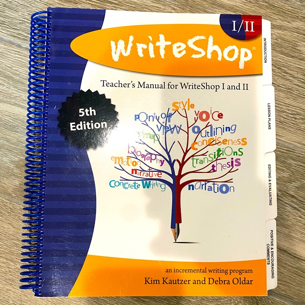 Writeshop 1&2 teachers manual 5th edition